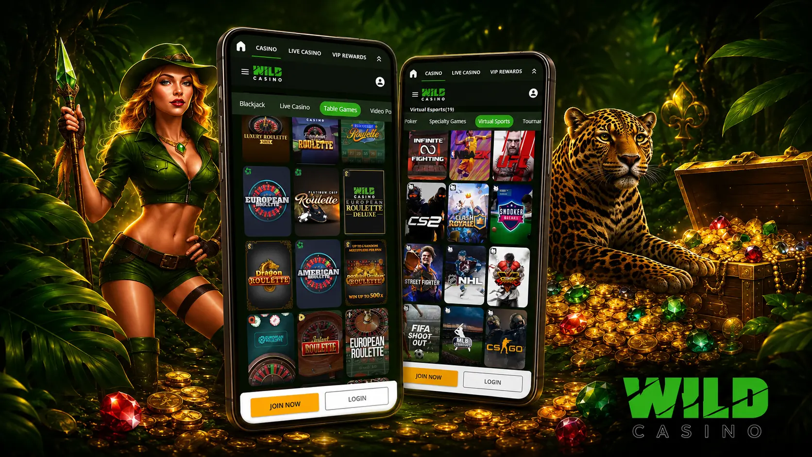 Wild Casino Mobile Experience