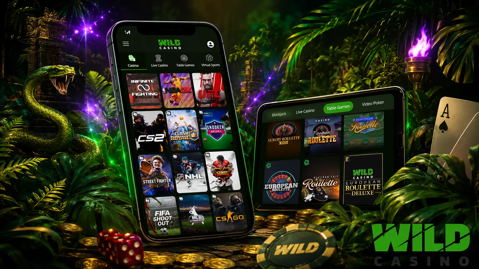 Wild Casino Registration and Login